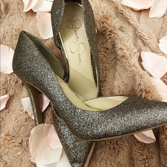 Jessica Simpson Glitter Heels 